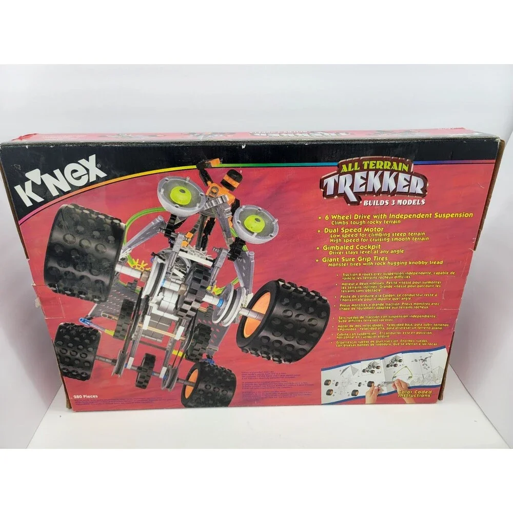 K’nex All Terrain Trekker Replacement BOX ONLY with Instruction Manual